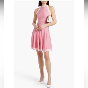 BALMAIN
Striped jacquard-knit mini dress